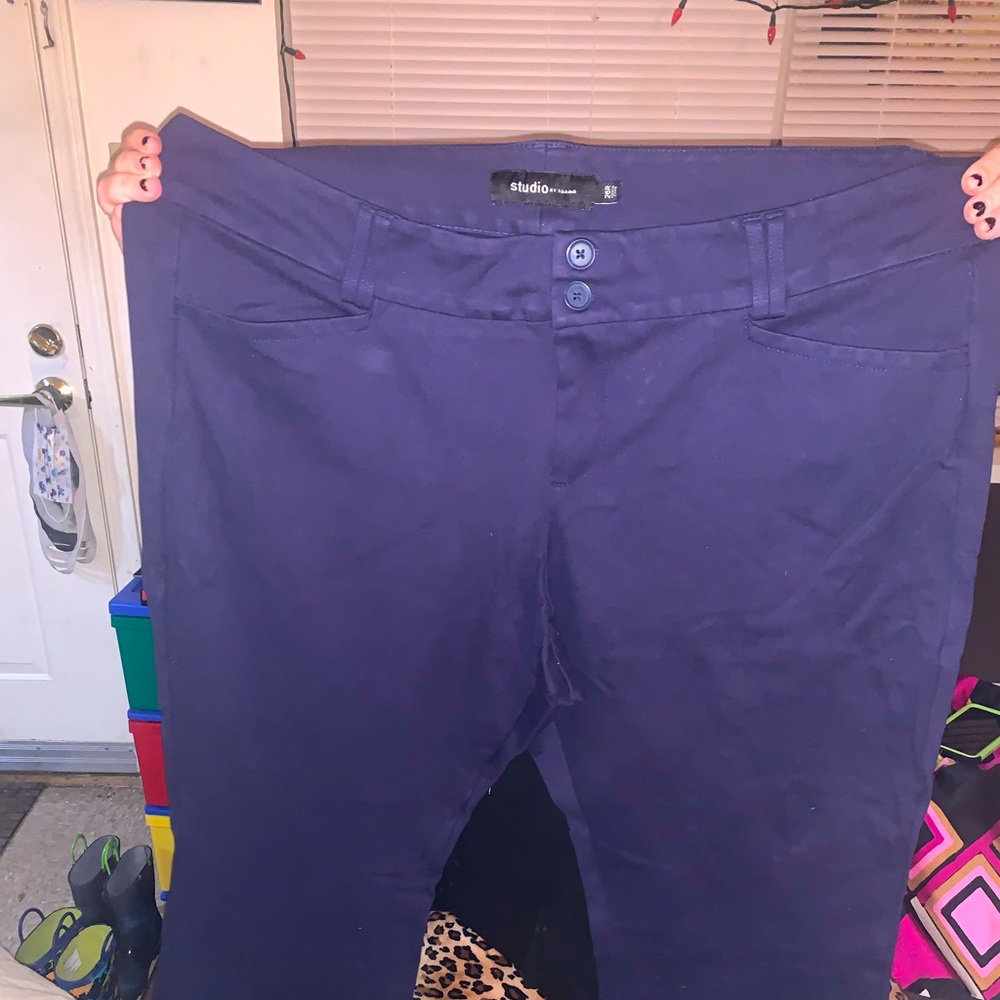 Navy Blue Slacks